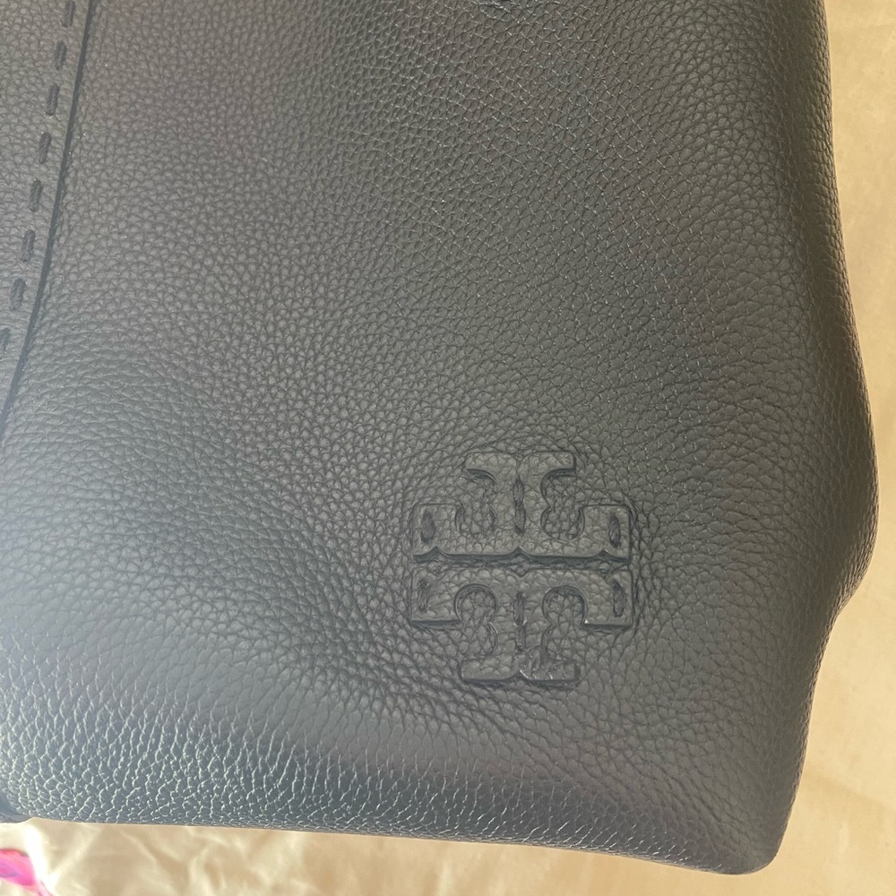 Brand New Tory Burch Black Handbag with duster bag